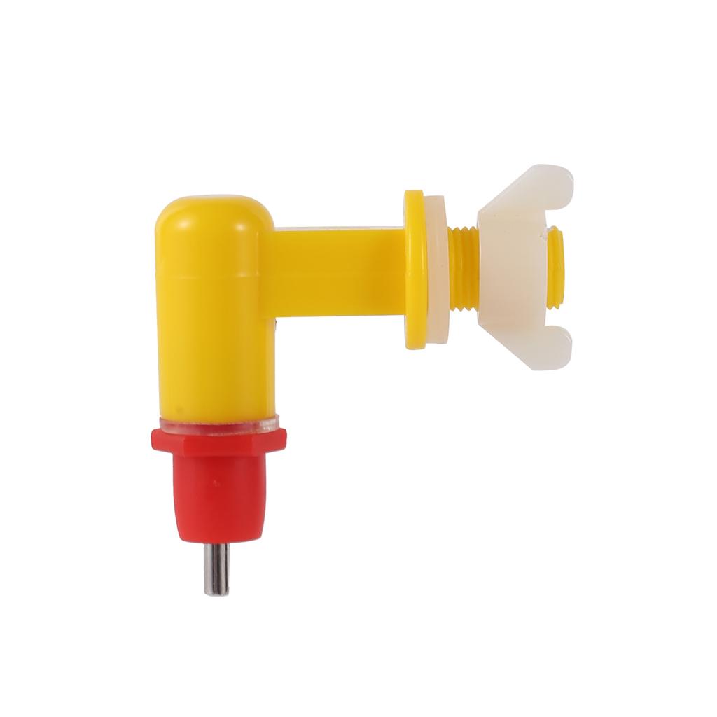 10Set New Chicken Waterer Nipples Drinkers Quail Chicks Turkeys Ducks Poultry Waterer Nipples Leak-Proof Automatic Spring Type