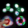 Luminous LED Light Fidget Spinner Creative 18 Changes Hand Spinner EDC Fidget Playthings Designed for Adults Office Stress Relief Playthings