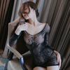 Woman Long Night Sexy Lingerie Sexy Mesh Stockings