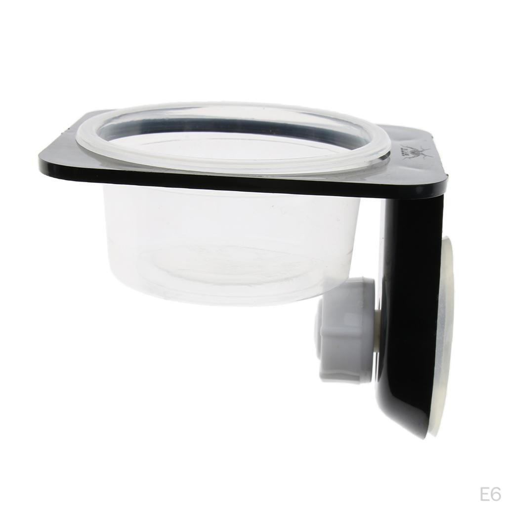 Feeder Food Bowl Anti- Dish with Suction Cup Basin