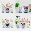 Flowers Melody Pvc Car Dashboard Decor Figurine For Kids And Teens