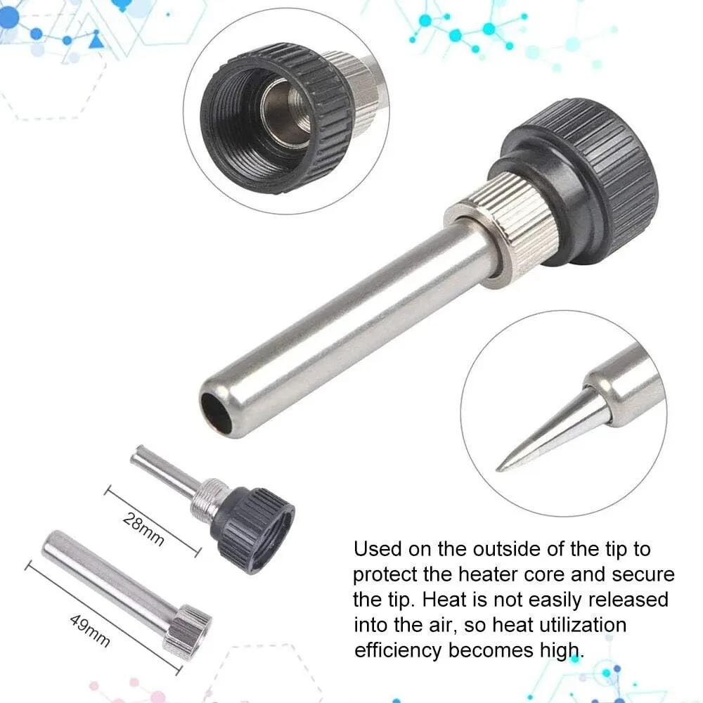 10 ks Hrotů páječky 900M Bezolovnatý hrot páječky Vyměnitelný pájecí hrot s svařovací objímkou pro pájecí stanici