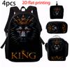 3-Piece CR7 Soccer Star Pattern Rucksack Set – Big-Capacity Casual Backpack with Matching Clutch & Tote Carrier, Perfect for Daily