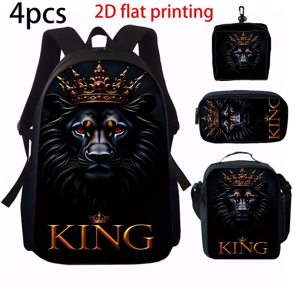 3-Piece CR7 Soccer Star Pattern Rucksack Set – Big-Capacity Casual Backpack with Matching Clutch & Tote Carrier, Perfect for Daily