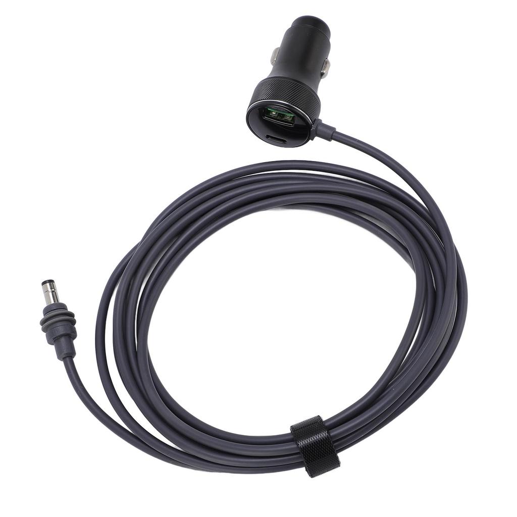 Satellite DC Power Cable 16.4ft Length 18AWG Rain Proof Digital Display DC Car Charger Power Supply