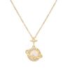Chic Universe Planet Gold Necklace for Sweet Girlish Charm