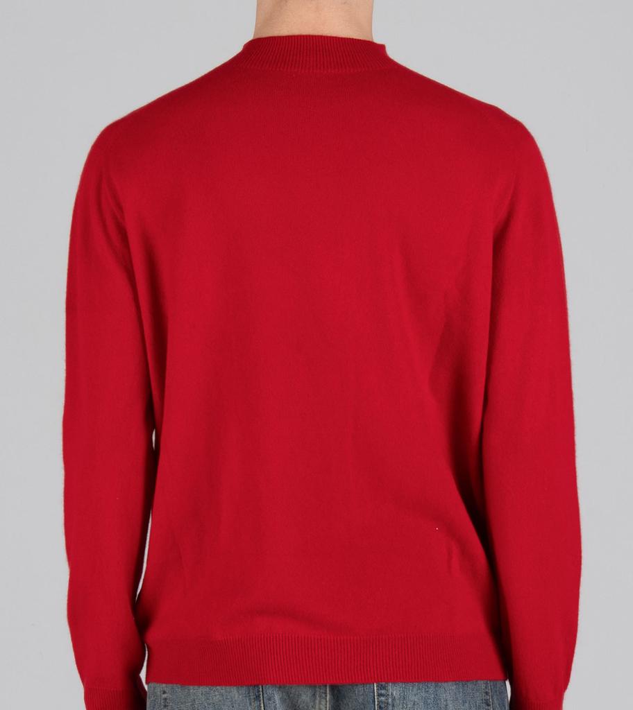 Beoteunseoul Wool Blend Mock Neck Knit (Red)