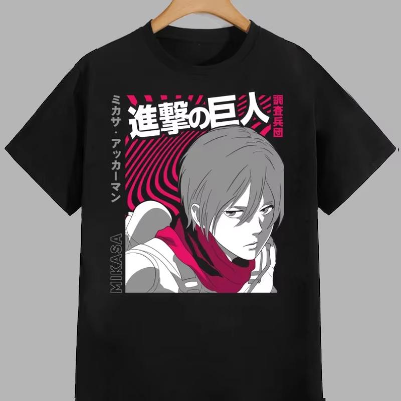 

Attack on Titans Anime Tshirt Unisex Women Short Sleeve Casual Tees Cotton Streetwear Cosplay Casual 20256 New Clothing Hip Hop 2XL