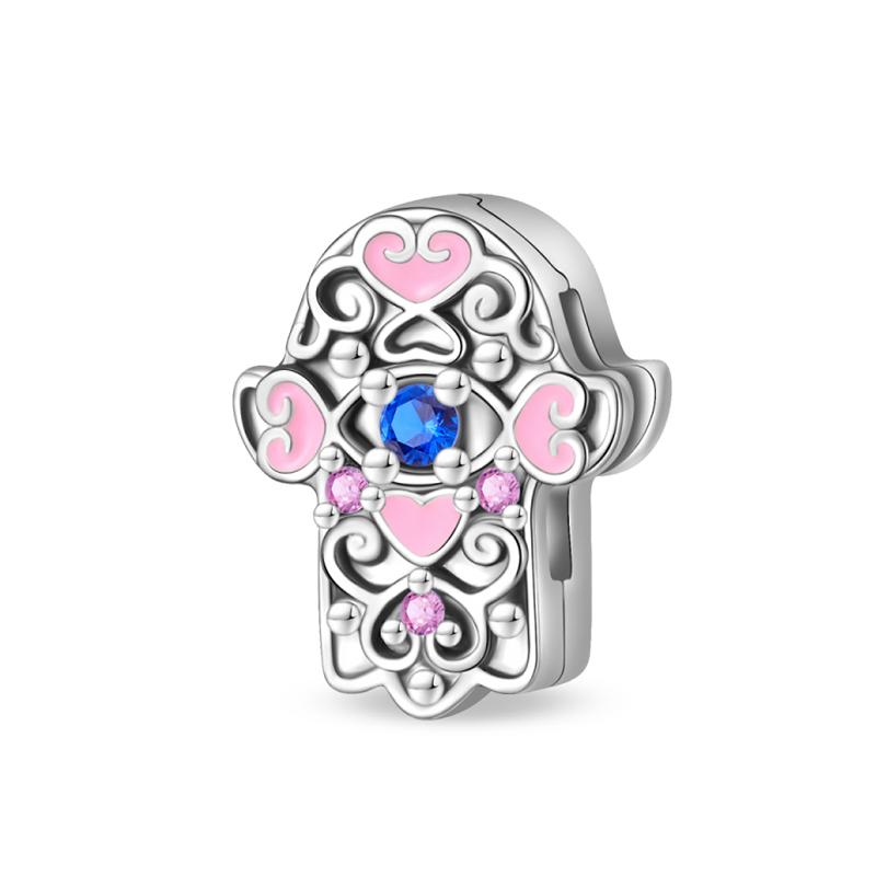 Newcopper Sparkling Zircon Devil'S Eye Horus' Eye Best Wishes Lucky Charms Beads Fit Pan Original Bracelets Diy Jewelry