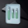 Nail Care Gift Set: Portable Tin Box with Clippers, Scissors, Tweezers, and Ear Spoon