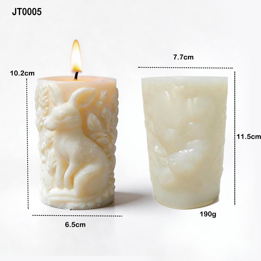 

Kangaroo Silicone Mold Silicone Kangaroo Mold Embossed Candle Mold Cylindrical For Home Decoration Gifts Handmade Workshops