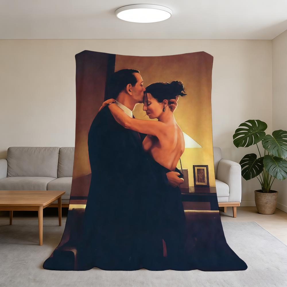 Scottish Artist J-Jack Vettriano Blanket Super Warm Comfortable Plush Throw Blanket Child Home Sofa Bedroom Gift