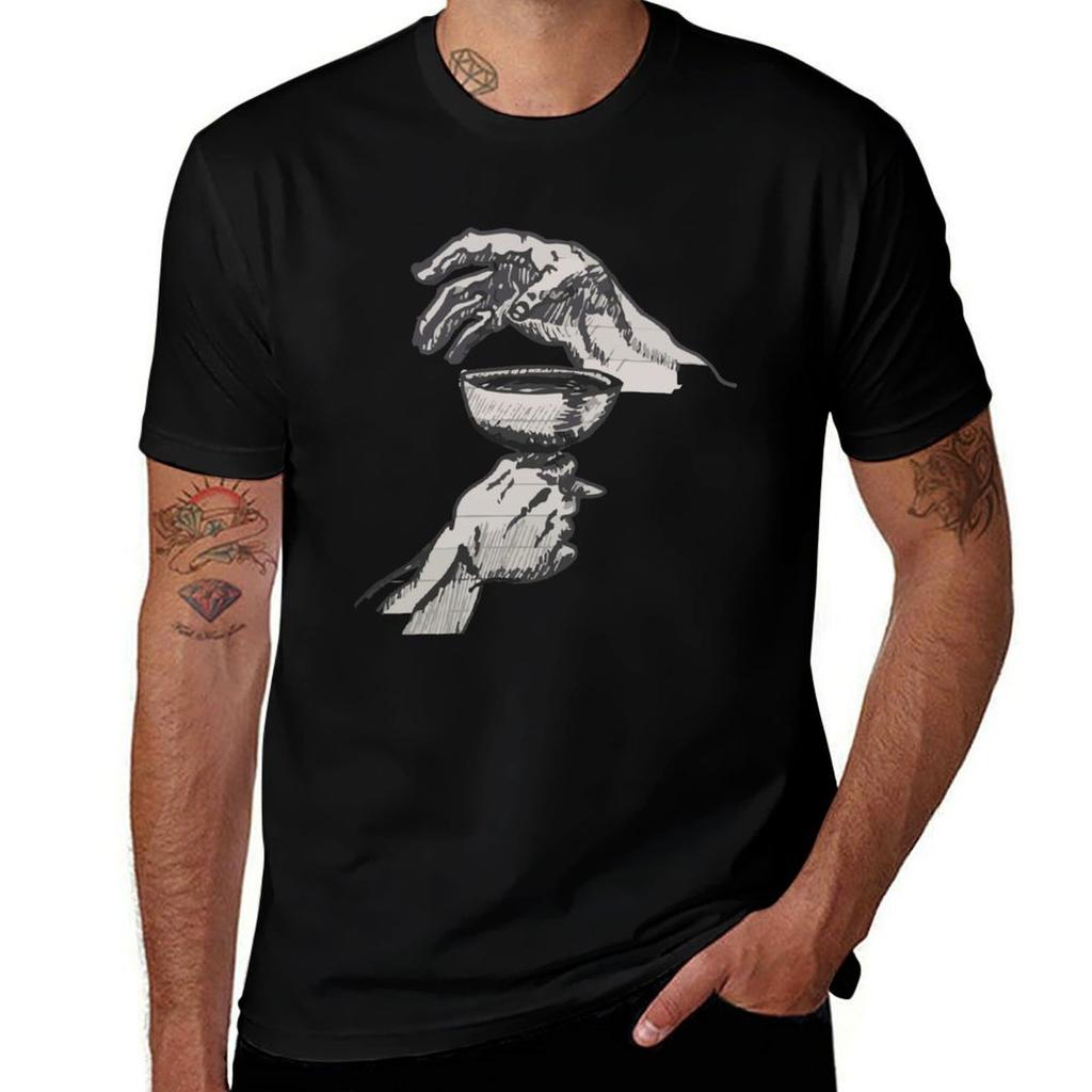 Death of Socrates T-Shirt Basic Simple Casual Short Sleeve Tee