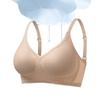 Cool and Breathable Gathering Seamless Liquid Foundation Underwear Women's Soft Support No Steel Ring Bra