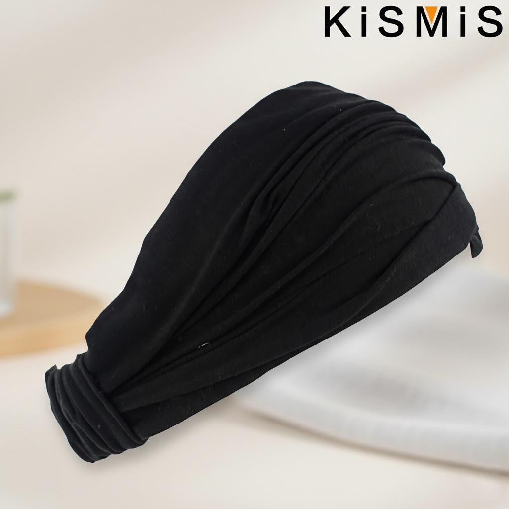

Lightweight Bandana Headbands Set Comfortable Sweatband Hair Band Accessories for Men Women Kids чёрный