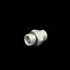 1B-2WD Hydraulic Hose Connector, Male G Thread, Includes Rubber Gasket & ED Ring Seal.