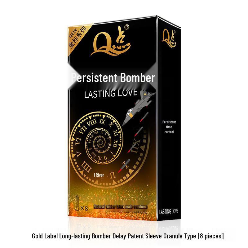 Q Point Thorn Set: Erotic Couples' Condoms with Large Particles, 2pcs/pack