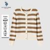 Women's Striped Wool Blend Cardigan