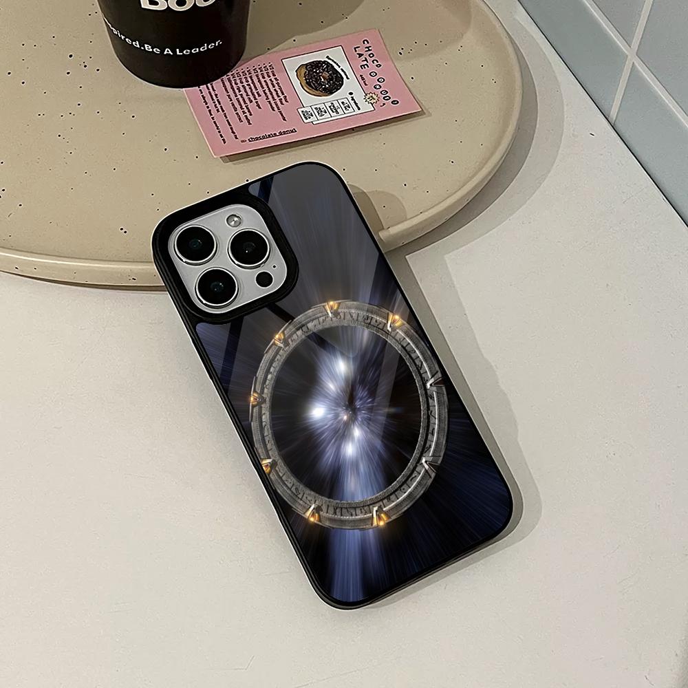 S-Stargate A-Atlantis Phone Case for Iphone 17 16 15 14 Air 13 12 11 Pro Max Mini Plus Fundas Shell PC+TPU Cover