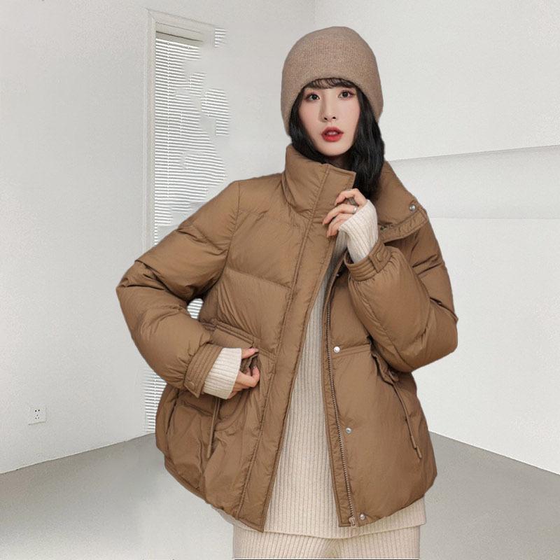Short down jacket winter women's duck down Japanese and Korean wind Pinghu winter women's new coat