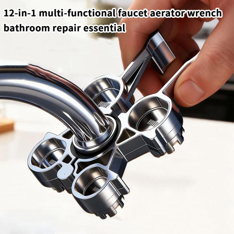 Multi-functional Faucet Aerator Removal Wrench, Bathroom Faucet Valve Core Disassembly, Installation And Repair Tools A