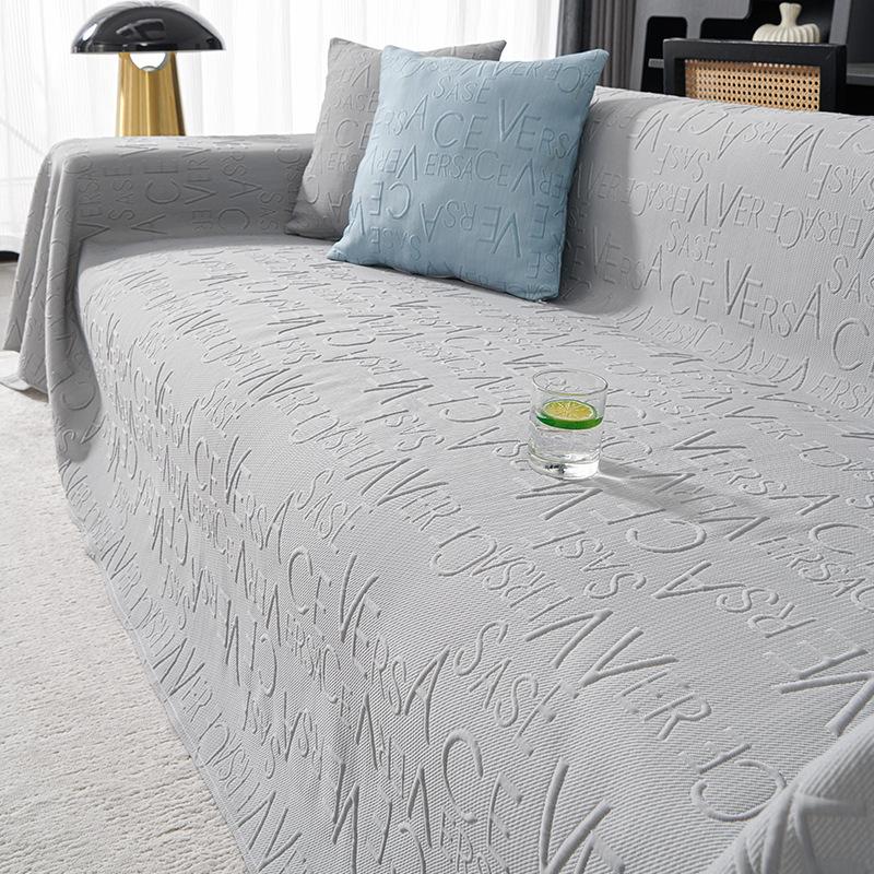 

Летнее прохладное английское диванное полотенце Всеобъемлющий чехол для дивана Пылезащитный чехол Гостиная Цельный чехол для дивана Ткань Дышащий 180*130cm