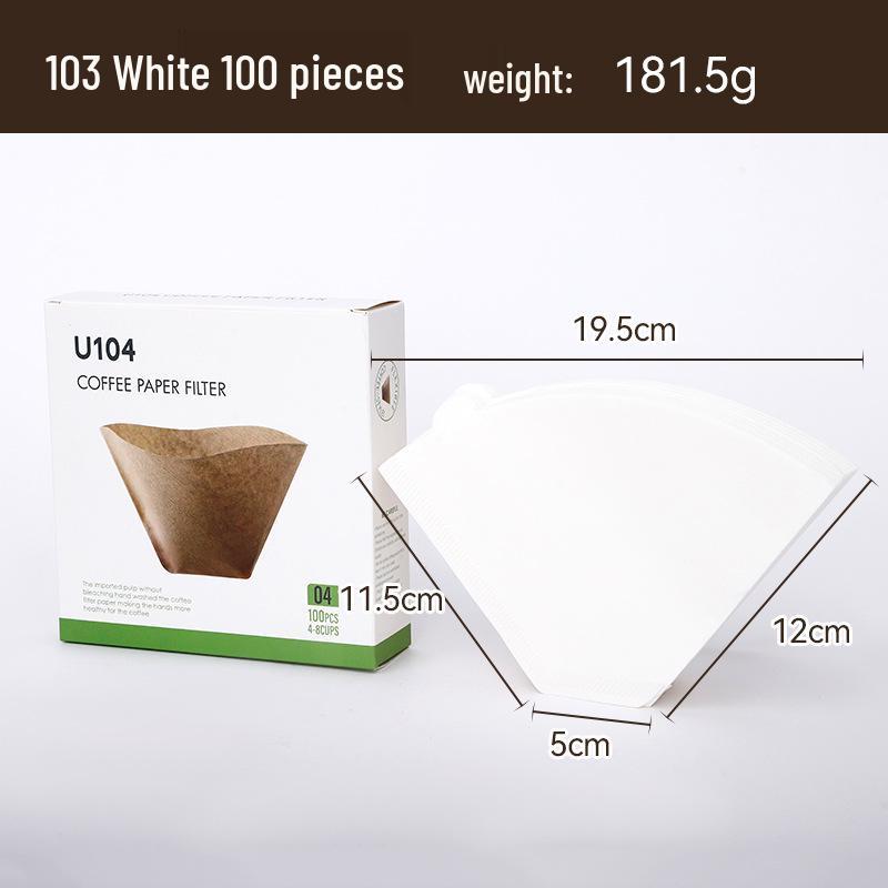 Multi-Spec Coffee Filter Paper for Hand Drip Coffee Maker and American Machine