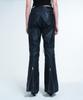 DEINET Coated Span Trousers In Black