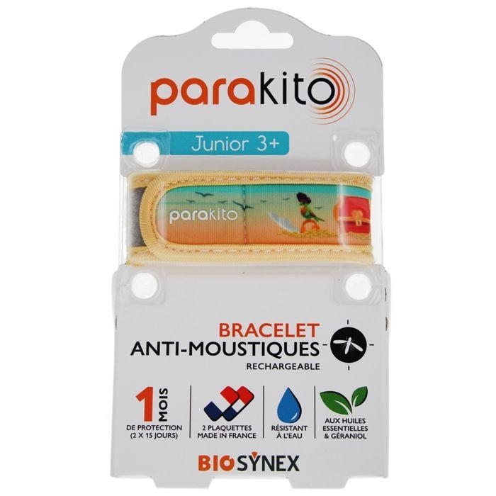 PARAKITO Bracelet Anti-Moustiques Rechargeable Pirates Junior 3+