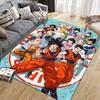 Dragon Ball Square Area Rug, Non-Slip Floor Mat for Living Room, Perfect Gift for Dragon Ball Fans