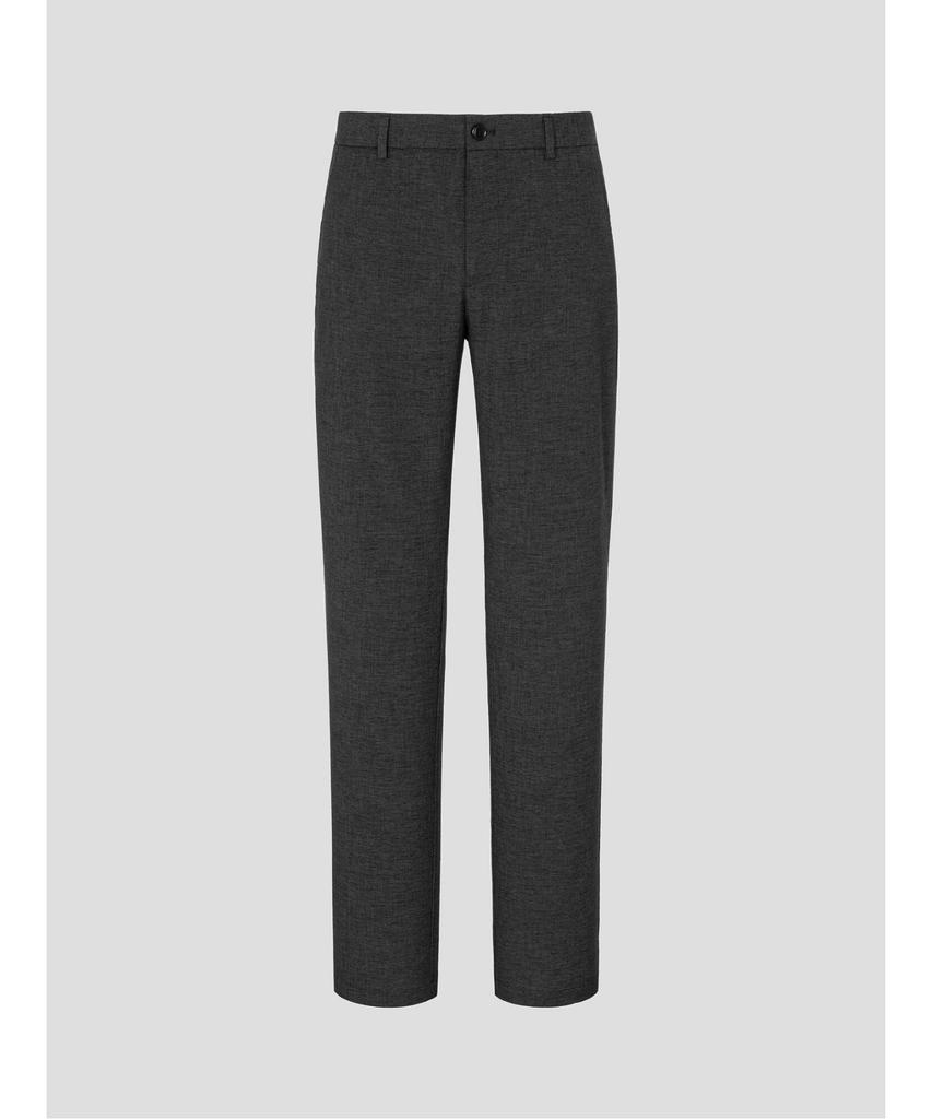 Binpolmen Seersucker Pattern Set-Up Standard Fit Pants Ash
