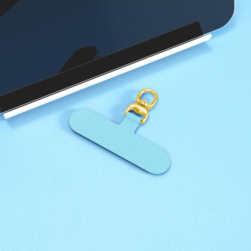 360 Degree Rotating Mobile Phone Lanyard Gasket Cloth Connecting Piece Mobile Phone Case Chain Metal Hanging Piece Card with Buckle Clip