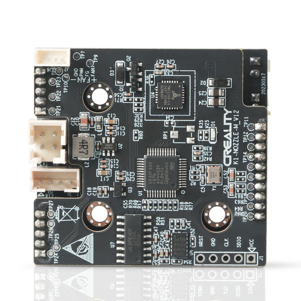 Creality Upgrade-Hotend-PCB für K1/K1C/K1 Max/K1 SE 3D-Drucker Düsenadapterplatine für neue Version Keramik-Heizblock-Kit