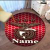 Custom Name Benfica Printed Round Rug Carpet Chair Rug Area Rug Entryway Doormats,for Office Chair Living Room Bedroom Kitchen Room.