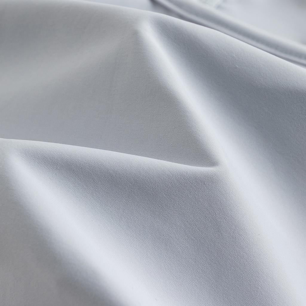 Anta Série de Treinamento Proteção da Pele de Gelo Top Esportivo de Tricô Proteção Solar de Verão Tops Femininos Pepino-Cinza 162627706-7