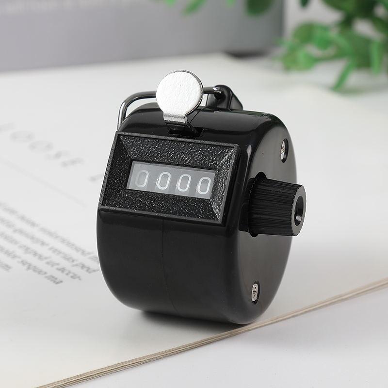 Handheld 4 Digital Tally Counter Mechanical Manual Palm Clicker Number Count Assorted Tally Counter Number Count
