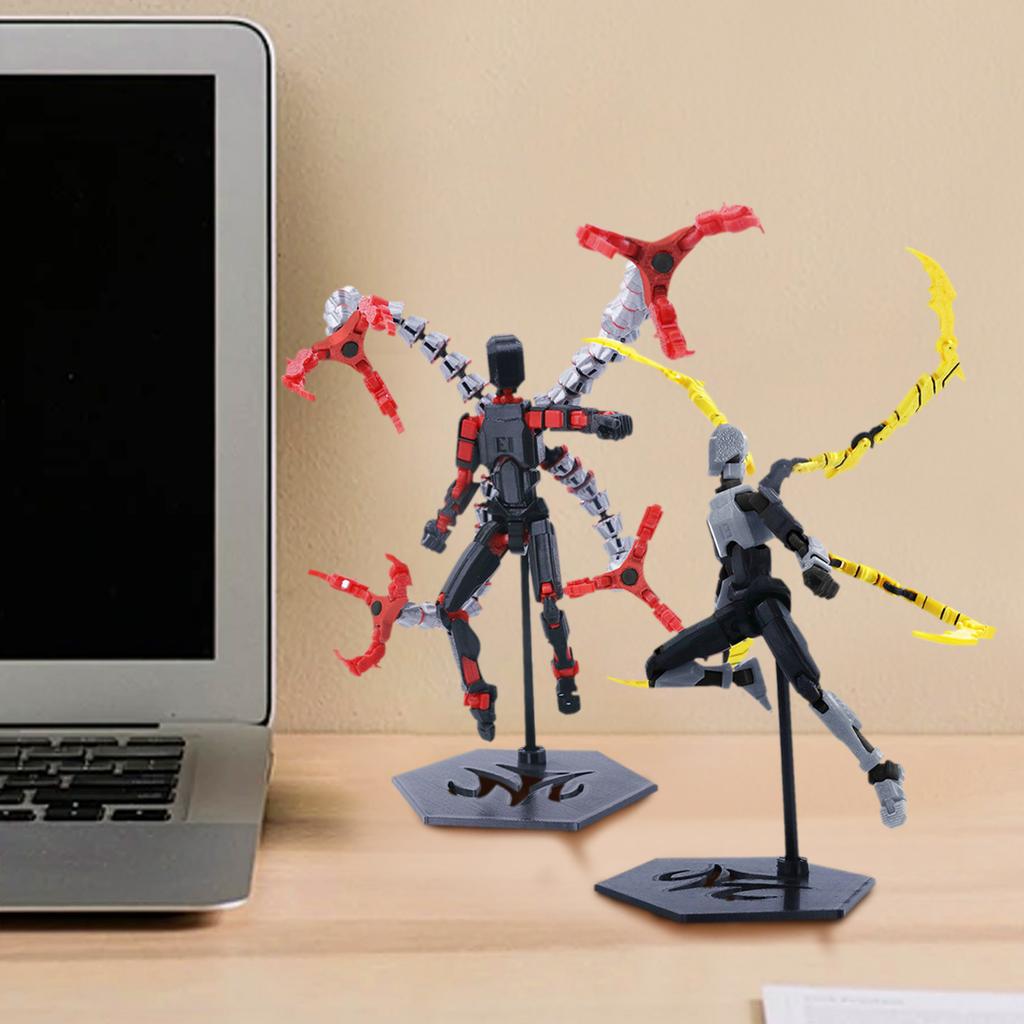 Mobile Doll Set, 3D Printed Titan Robot Mobile Doll, Posable Mobile Doll, Suitable For Collectors, Desktop Decoration