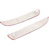 KIMISS Left & Right Rear Bumper Reflector, Car Red Bumper Reflector 63217158949 63217158950 Fit for E70 X5 2007-2013