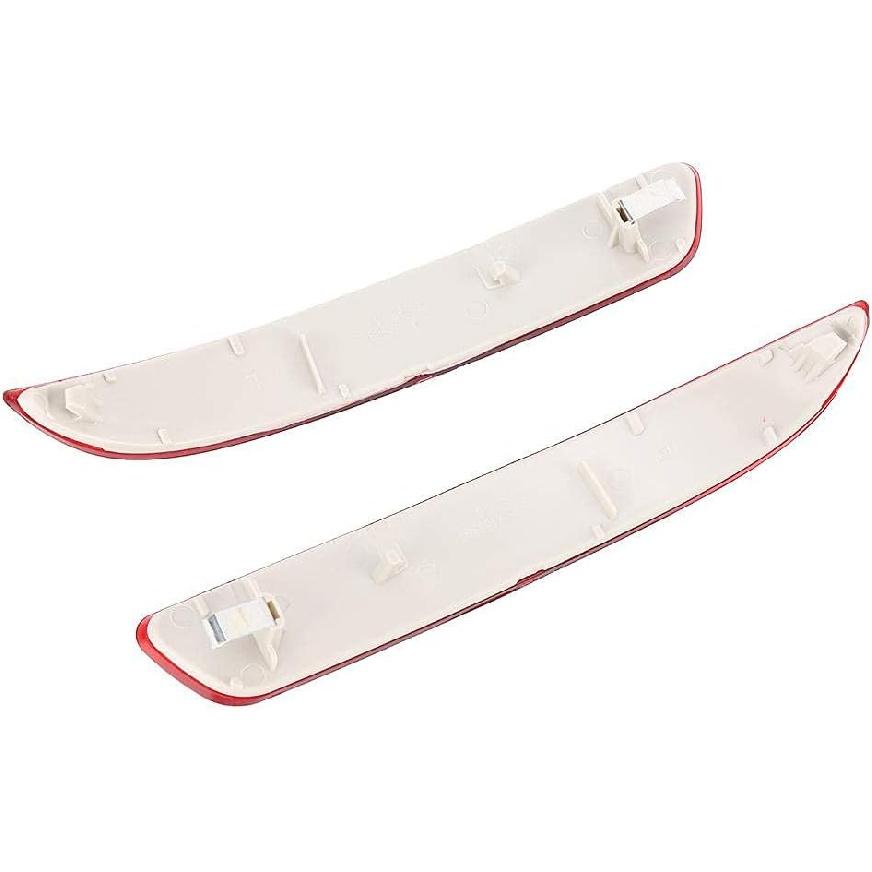 KIMISS Left & Right Rear Bumper Reflector, Car Red Bumper Reflector 63217158949 63217158950 Fit for E70 X5 2007-2013