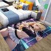 Japanese Anime Sexy Goddess Printed Carpet Game Otaku Anime HD Rug for Living Room Bedroom Deco Study Porch Bedside Non-slip Mat