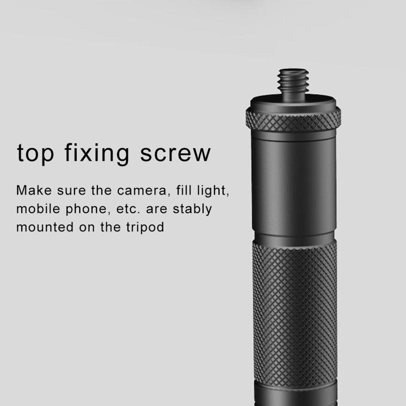 Adjustable Tripod Portable Outdoor Light Stand with Stakes Camera Tripod Bracket