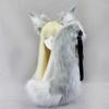 Handmade Fox Ears Headband Tail Set Cosplay Anime Convention Halloween Costume Accessory