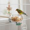 Large Capacity Magnetic Bird Feeding Bowl Bite Resistant Parrot Food Cup  for Parrots
