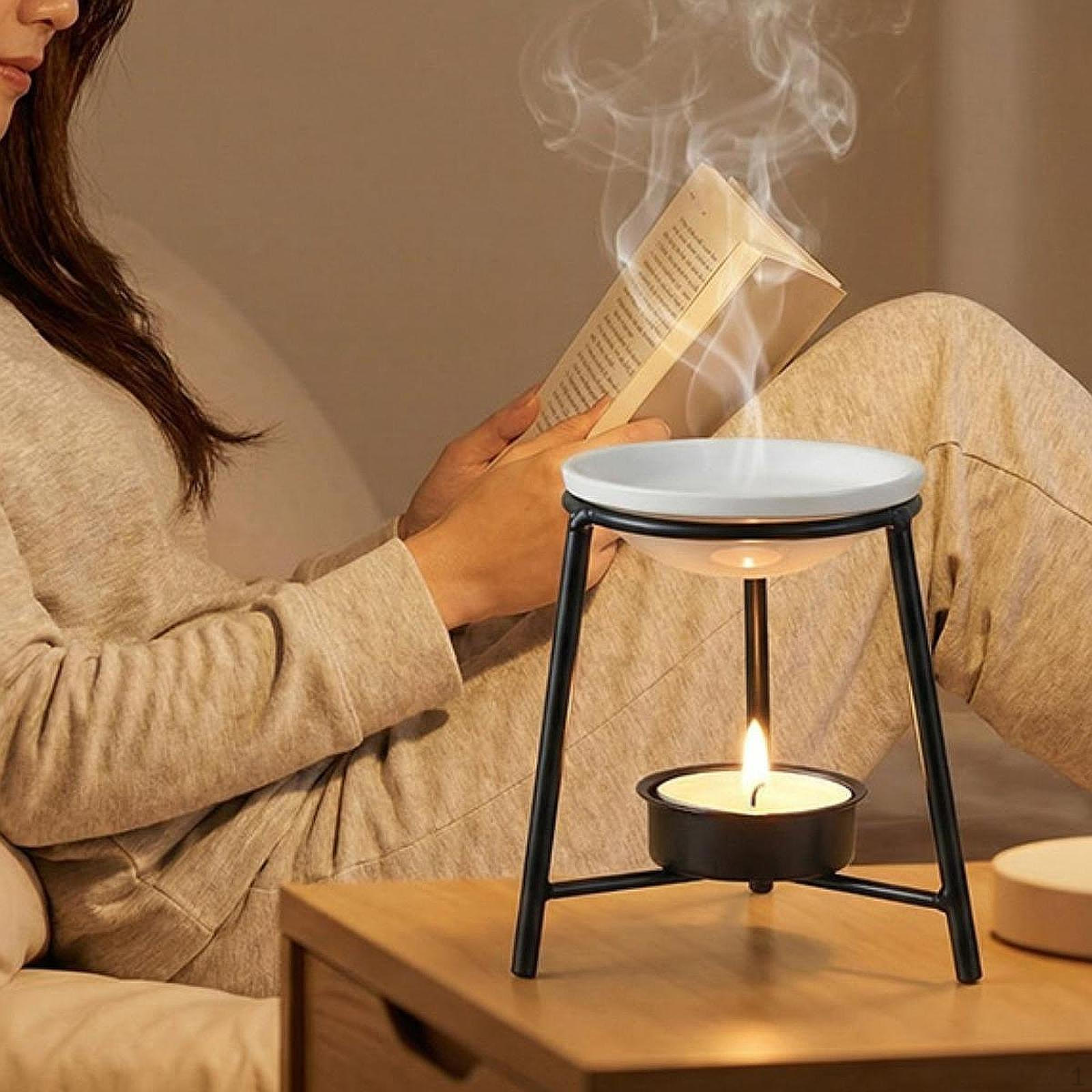 Essential Oil Burner Tealight Candle Holder Warmer Delicate Aroma es Melt for