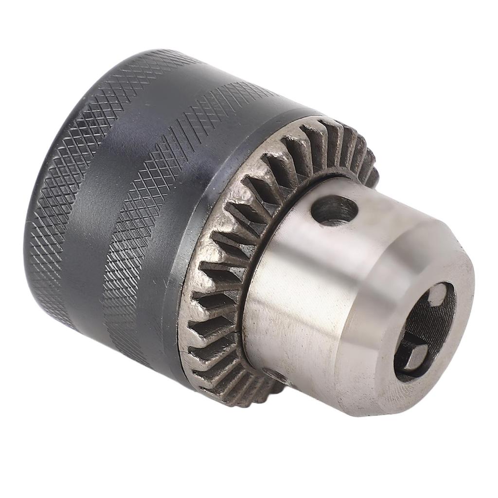 Keyed Drill Chuck C45 Steel 1.5?13mm 3 Jaw Impact Drill Bit Adapter 12?20UNF for Fixing Drilling