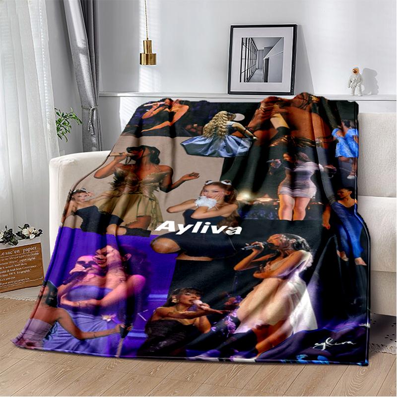 3D Ayliva Lieb Pop Singer  Soft Flannel Blanket for Bed Bedroom Sofa Picnic,Throw Blanket for Cover Outdoors Leisure Gift Kids