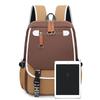 Junior High School Student Schoolbag Color Block Women's Backpack Men Large Capacity Backpack Computer Bag