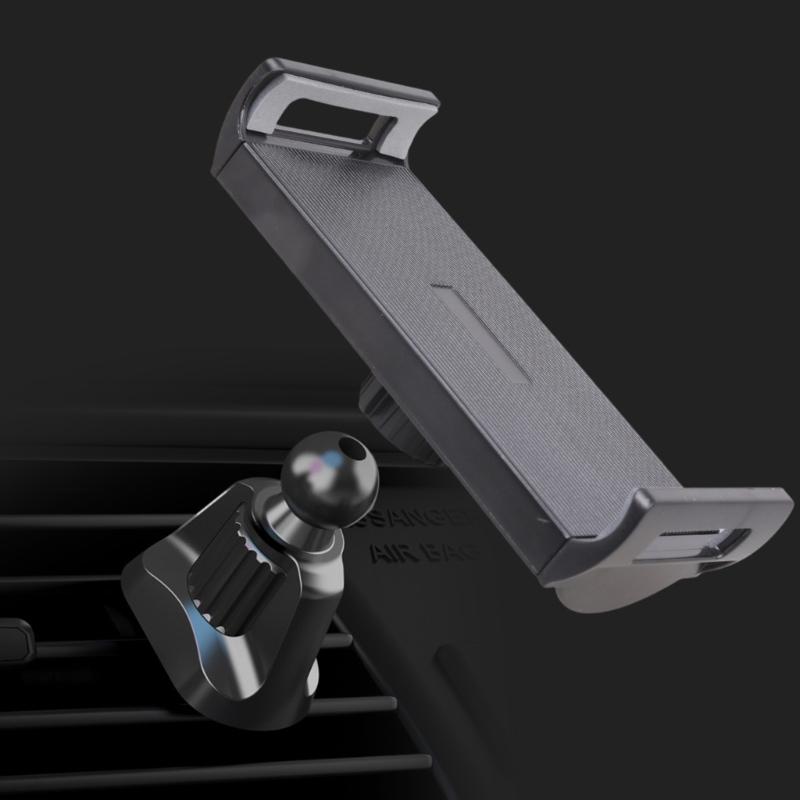 Universal 17mm Rotating Ball Socket Phone Holder With Expandable Grip For Tablets 4.5 13 Inches Tripods Accessory