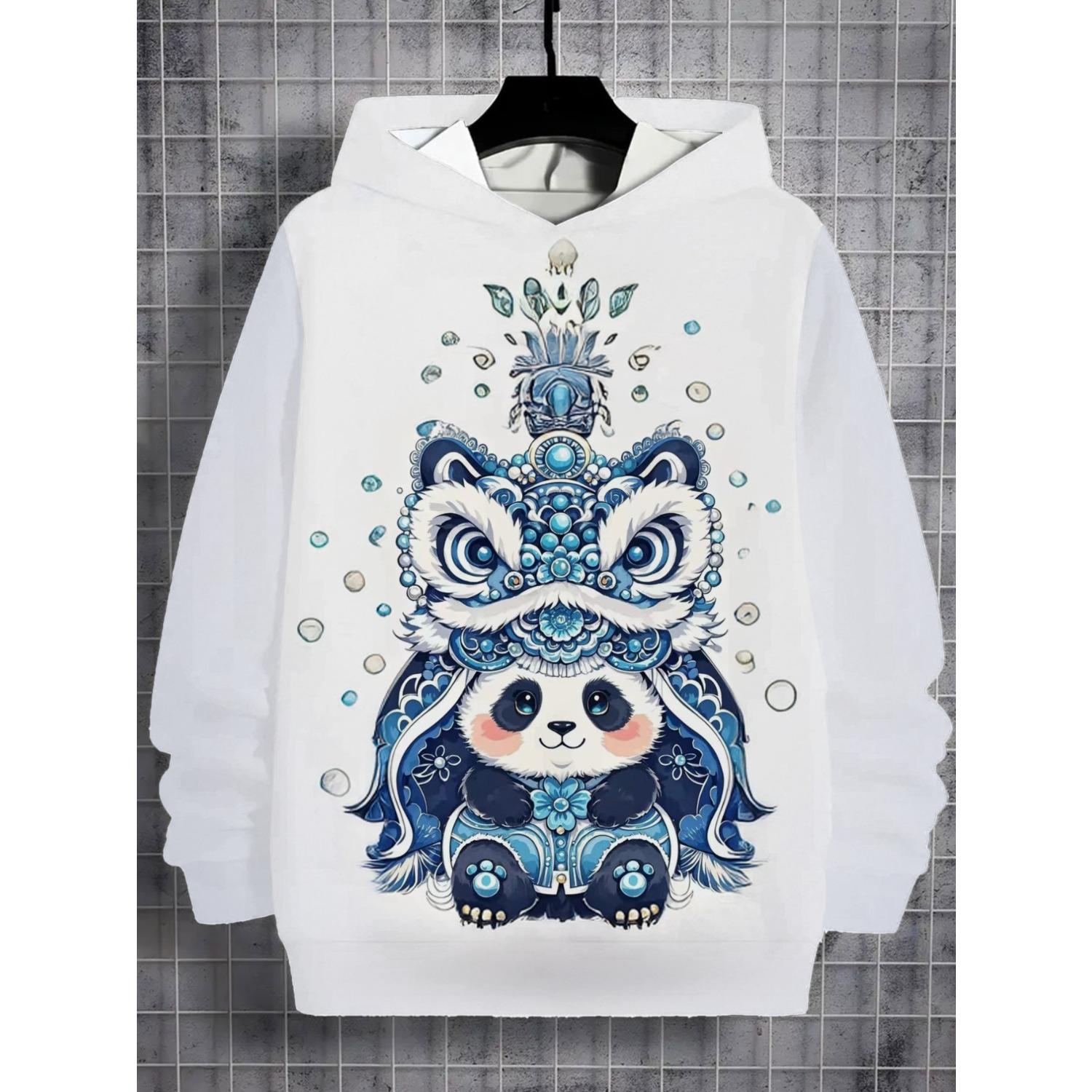 

Детская одежда, креативная толстовка с капюшоном с 3D-принтом для мальчиков, повседневный спортивный топ с длинным рукавом и капюшоном для мальчиков 13-14Y