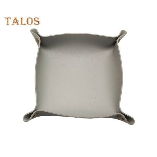 

Многофункциональный складной лоток для хранения, однотонная подставка под кофейные чашки, декоративный органайзер для хранения ювелирных изделий S светло-серый